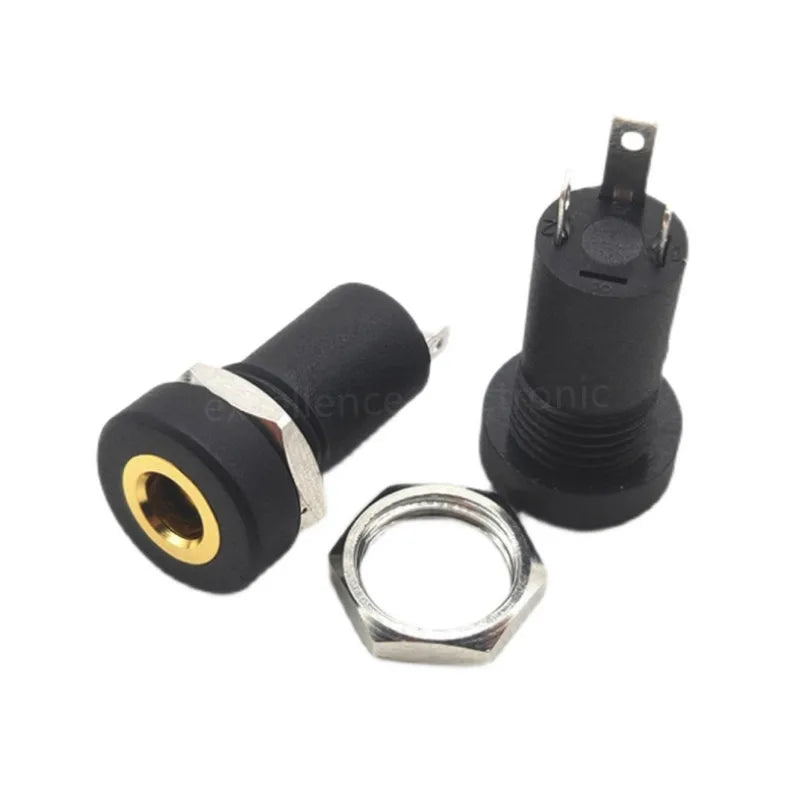 5PCS 3.5MM Headphone Jack Audio Video Female Dual Channel Stereo Jack Socket Stereo Solder Panel Mount PJ313 PJ320 PJ325 PJ326