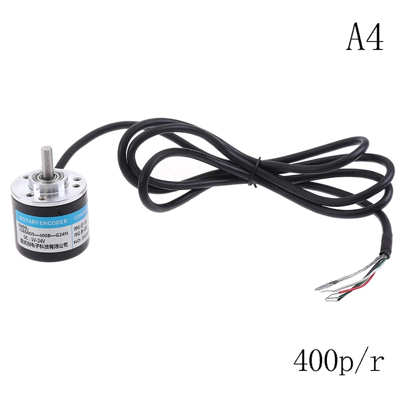 100/200/360/400/500/600P/R Photoelectric Incremental Rotary Encoder 5V-24V