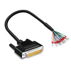 Industrial Grade DB9 DB15 DB25 Serial Connector Cable with Terminal Male Female Plug Wire 26AWG 9pin Parallel Port Cable 1-20M