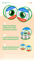 Sn99.3 Cu0.7 50G 100G Lead Free Solder Wire Tin 0.5/0.6/0.8/1.0mm Rosin Core Solder Welding Soldering Iron