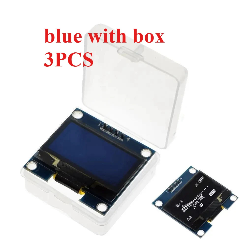 1-3pcs 1.3 Inch OLED Module White Color 128X64 OLED LCD LED Display Module 1.3 IIC I2C SPI Communicate for arduino Diy Kit