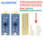 STM32H503CBT6 STM32F103C8T6 ARM STM32 Minimum System Development Board English Tutorial README Explanation