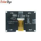 2.4" 2.42 Inch 128x64 OLED LCD Display Module SSD1309 12864 4 Pin IIC I2C Serial Interface for C51