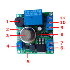 MQ-2 Smoke Sensor Module Smoking Detector Controller Relay Alarm Switch Power Supply Accessories
