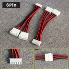 XH2.54 Y-Splitter Cable Male to 2 Female Connector 26AWG Fan Cable 2Pin 3Pin 4Pin 5Pin 6Pin Power Extension Cord Terminal Cable
