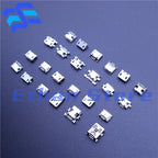 240Pcs/Box 24 Value Micro USB 5Pin Connector 24 Models Jack Socket Connectors Jack Set Connectors For MP3 SMD Socket Kit