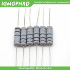 10pcs 5W Carbon Film resistor 5% 1R ~ 1M 2.2R 10R 22R 47R 51R 100R 150R 470R 1K 4.7K 10K 47K 1 2.2 10 22 47 51 100 150 470 Ohm