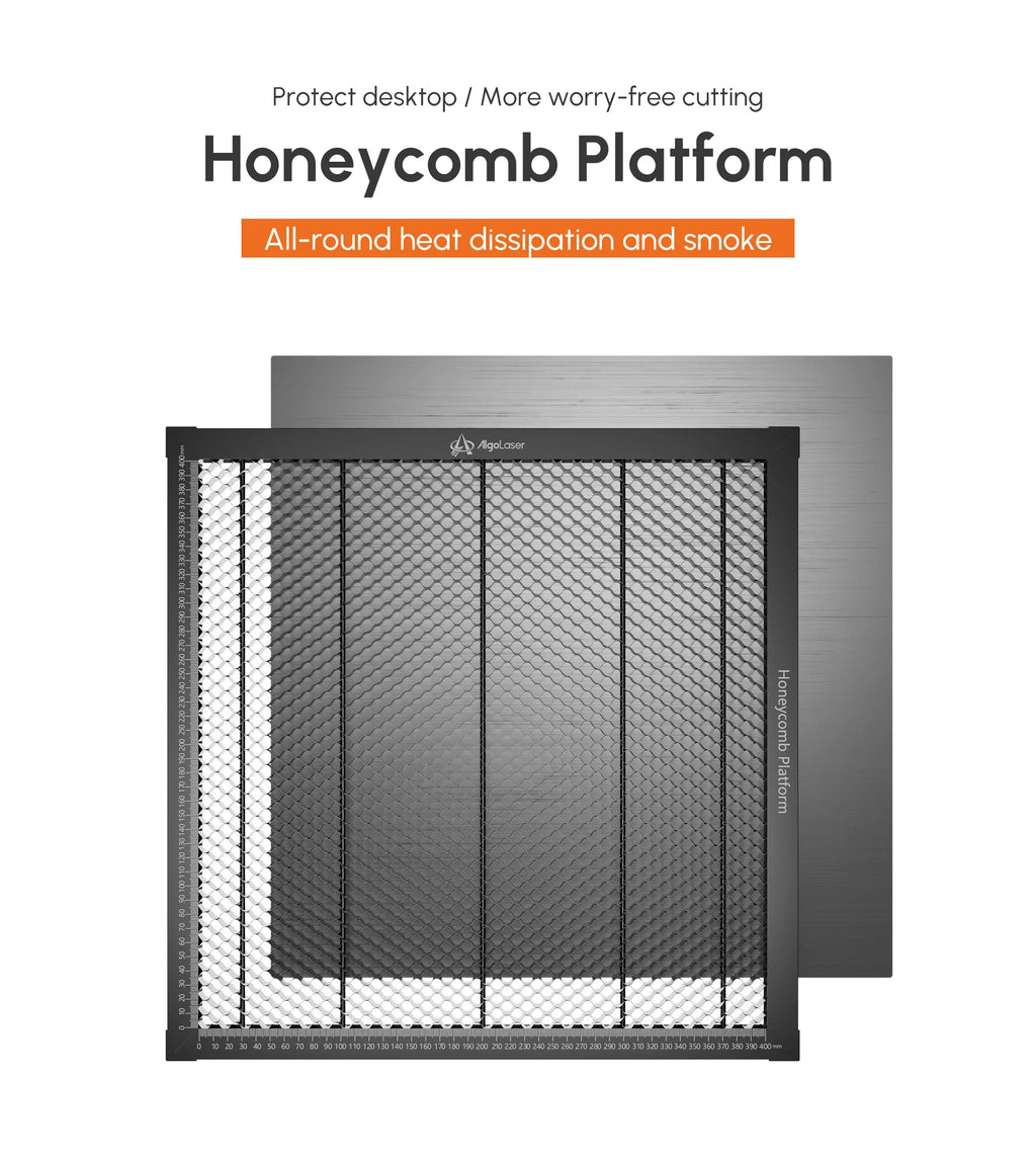 AlgoLaser Honeycomb Working Table for Laser Cutter and Engraver Machine with Aluminum Plate Compatible with All Brands Laser Kit