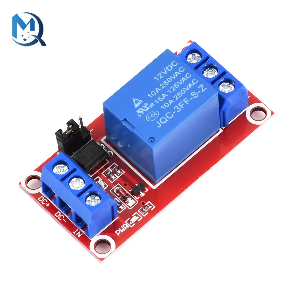 1-10pcs 5V 12V One 1 Channel Relay Module Board Shield with Optocoupler Support High and Low Level Trigger