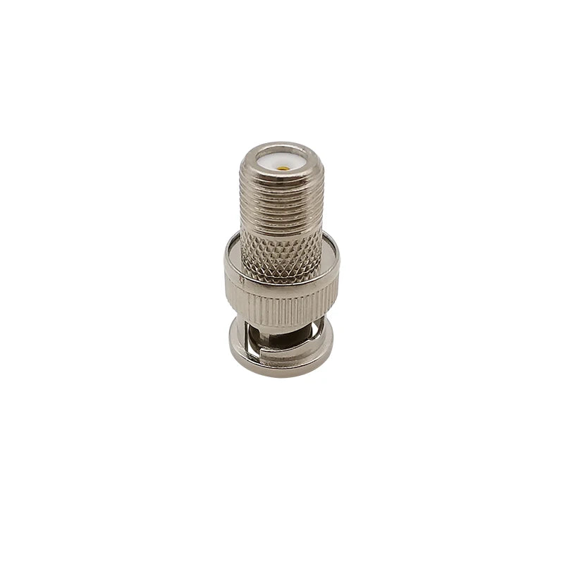 Hot Sale 10/5/2Pcs BNC Male Plug to F Female Jack Adapter RF Coaxial Connector BNC - F-Type Coupler Adapters for CCTV Camera