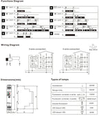 GEYA GRT8-LS/LM Din Rail Staircase Switch Lighting Timer Switch 230VAC 16A 0.5-20mins Delay off Relay Light Switch