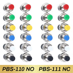 Mini Momentary Push Button Switch PBS-110 NO Press The Reset PBS-111 NC 7mm