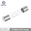 5*20mm 6*30mm Fast Blow Glass Tube Fuses 5x20mm 6x30mm 250V 0.5A 1A 2A 3A 4A 5A 6A 8A 10A 15A 20A 25A 30A AMP Slow Blow Fuse