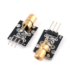10pcs KY-008 Laser Transmitter +Laser Receiver Sensor Module Non-modulator Tube Laser Sensor Module For Arduino AVR