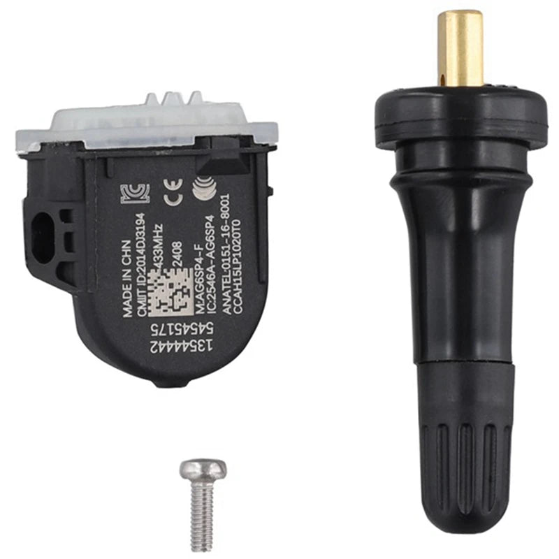 4PCS 13544442 Tire Pressure Sensor Monitoring System TPMS 433Mhz For GM Buick Chevrolet Cadillac CT6 Opel