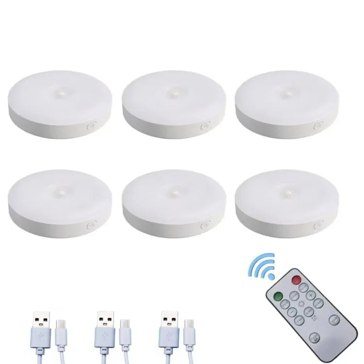 Three-color remote control induction night light can be used for wine cabinets, wardrobes, stairs, display cabinets, kitchens