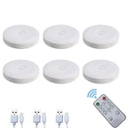 Three-color remote control induction night light can be used for wine cabinets, wardrobes, stairs, display cabinets, kitchens