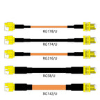 SMA  Male to Female RF Plug Jack Connector Pigtail Extension Cable for RG174 RG178 RG316 RG58 RG142