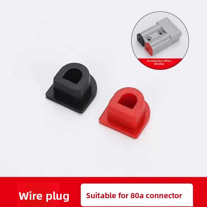 2/4Pair Waterproof FOR Anderson Plug Cable 50A/120A/175A/350A Gland Inserts RED & BLACK Plugs Anderson Plug Cable Kits