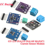 5Pcs/1pc GY-219 INA219 INA169 MAX471 INA226 INA231 INA3221 INA240 MAX4080 Current Sensor Module Power Breakout I2C For Arduino