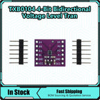 TXB0104 4-Channel Bidirectional Logic Level Shifter Auto Direction Sensing 1.8V to 5.5V for I2C UART GPIO, No Pull-Up Resistors