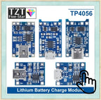 TZT Type-C 15W 3A Fast Charge UPS Power Supply / 18650 Lithium Battery Charger Module DC-DC Step Up Booster Converter 5V 9V 12V