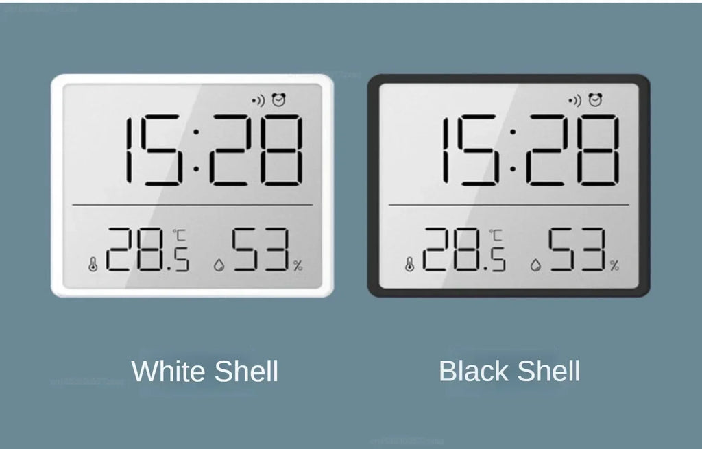 Multifunction Thermometer Hygrometer Automatic Electronic Temperature Humidity Magnetic Attraction Wall Monitor Clocks