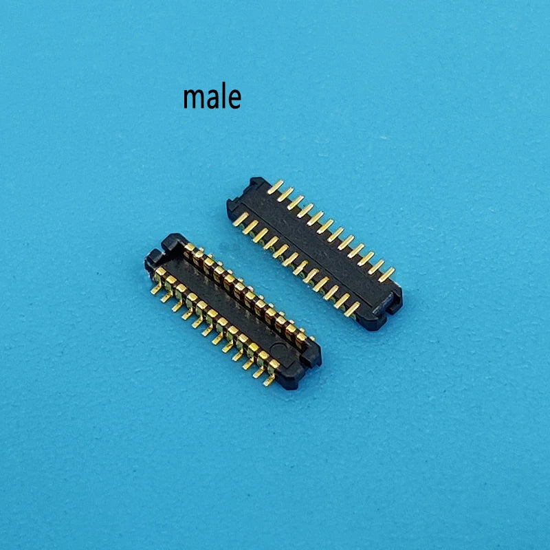 5pcs 24Pin 0.4 Pitch Board-to-Board Connectors For Garmin GPS FPC Repair Parts 0.4mm Spacing 24P Male Female Socket Connetor