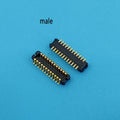 5pcs 24Pin 0.4 Pitch Board-to-Board Connectors For Garmin GPS FPC Repair Parts 0.4mm Spacing 24P Male Female Socket Connetor