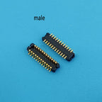 5pcs 24Pin 0.4 Pitch Board-to-Board Connectors For Garmin GPS FPC Repair Parts 0.4mm Spacing 24P Male Female Socket Connetor