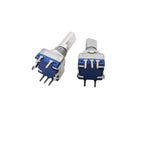 5Pcs/lot 20 Position 360 Degree Rotary Encoder EC11 Push Button 5 Pin Handle Long 15/20MM With A Built In Push Button Switch