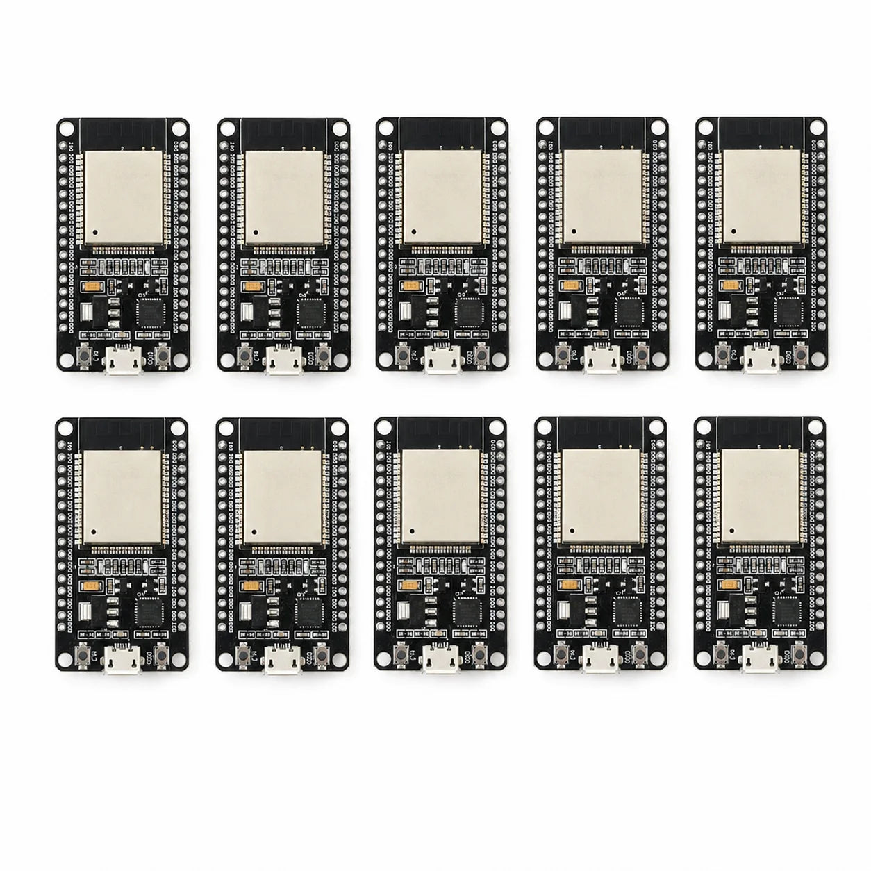 10PCS ESP32 Development Board WiFi Bluetooth Dual Core ESP-32 ESP-32S CP2102 CH9102 CH340 Type-C Micro USB Module