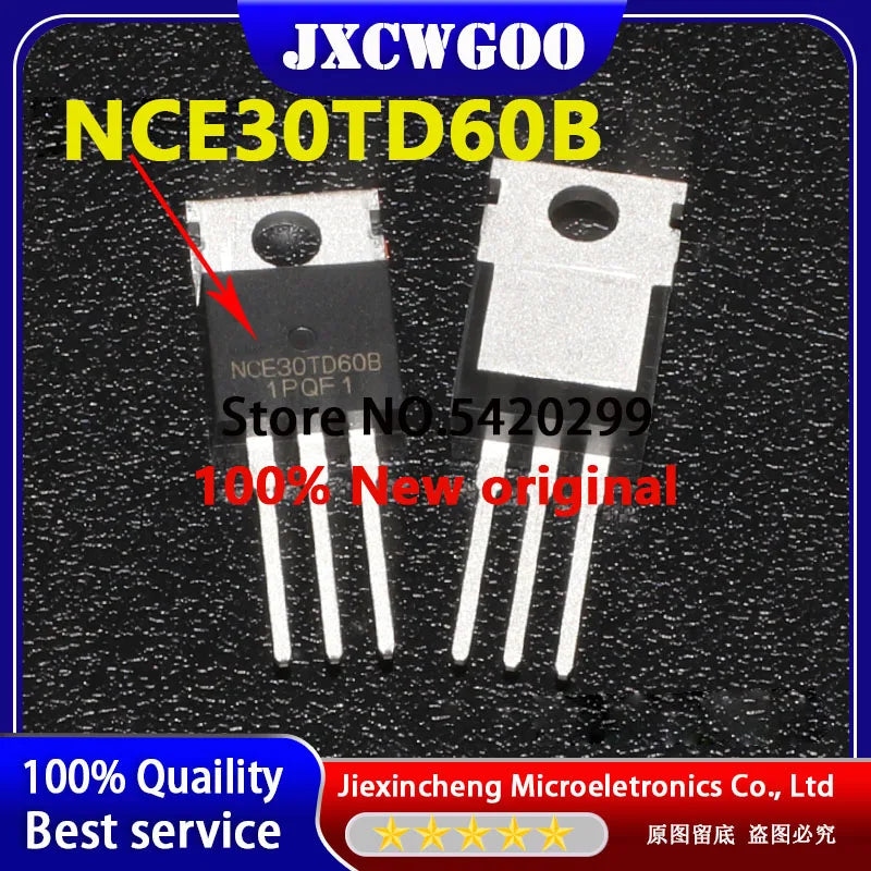 (10pieces）NCE20TD60B NCE30TD60B NCE20TD60 NCE30TD60  TO-220 IGBT 20A 30A 600V New original