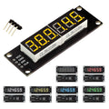 0.36 Inch 4 Bits 6-Digit LED Digital Display Tube Module 5V 7 Segments TM1637 0.36" Anode Tube Decimal Display Module