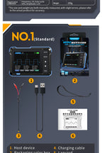 FNIRSI DSO152 TC3 Handheld Digital Oscilloscope With 200KHz/500kHz Bandwidth Supporting LCR Detection Signal Generator PWM Outpu