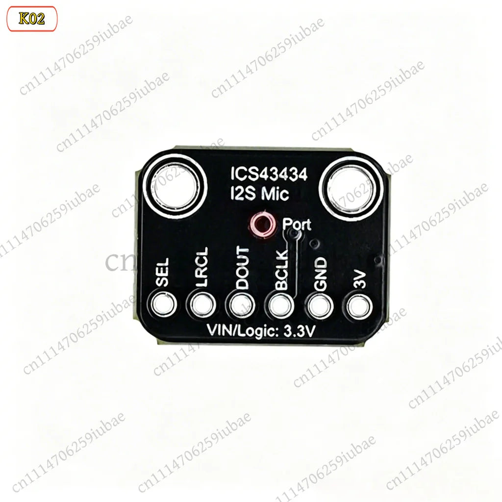 LD_TH ICS 43434 I2S MEMS Microphone Module Low Pass Filter for Arduino ESP32 Audio Capture, Replacement Parts