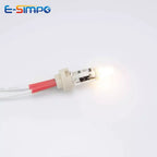 5pcs Bi-Pin Base G4 G6.35 GY6.35 GX5.3 MR16 GZ4 MR11 GU5.3 G5.3 M10 0.75mm Halogen Incandescent Led Socket Ceramic Lamp Holder