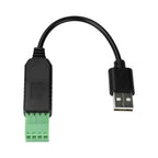 USB to RS485 Serial Converter Communication Module CH340 PLC Serial Port IO Module RS-485 Connector For Windows MacOS Linux