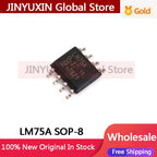 10-50pcs LM75 LM75AD LM75A package SOP-8 chip temperature sensor IC Wholesale in Stock