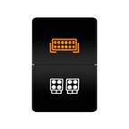 Car Push Switch Dual ON OFF Button Led Bar Roof Lights Fog Spot Driving Lights Button For Toyota 4Runner Hilux RAV4 Prado Camry
