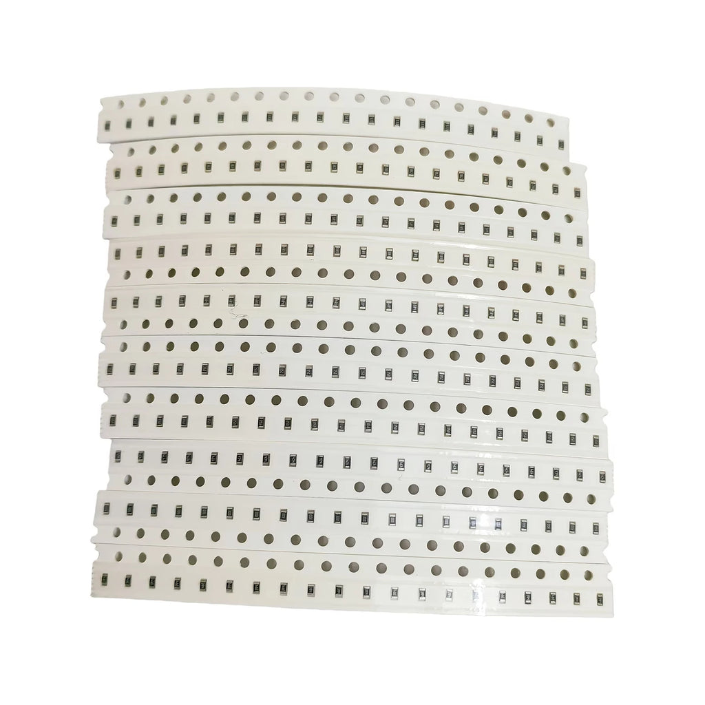 660pcs  0603/0805/1206 1% SMD Resistor Assorted Kit, 33 Values Each (20pcs Each: 1R，10K, 100K, 1K, 100R), Surface Mount Resista