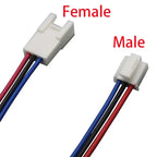 10pcs 15cm HY2.0 26AWG 2P 3P 4P-12P Air Docking Connector Male Female Plug Receptacle Housing Crimp Cable Terminal Wire Assembly