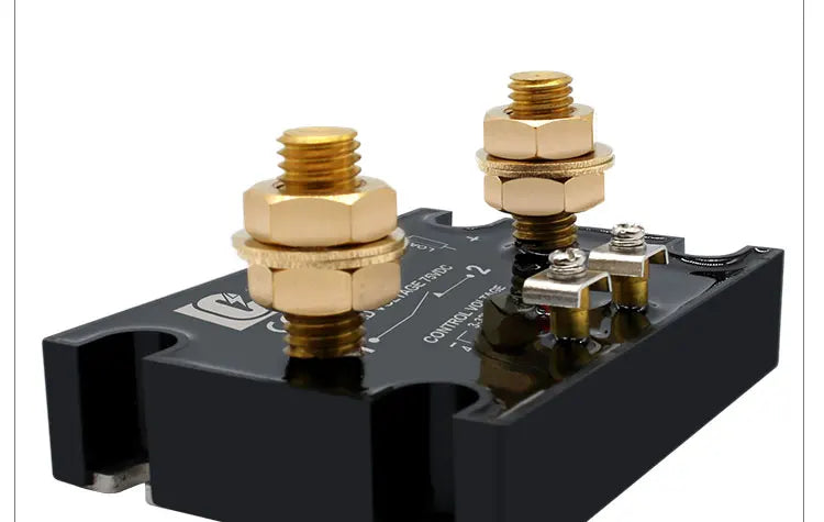 LCTC DC Control DC Solid State Relay 500A 1000A With Radiator SSR Heat Sink High Power Controller 3-32VDC LC-500D75D