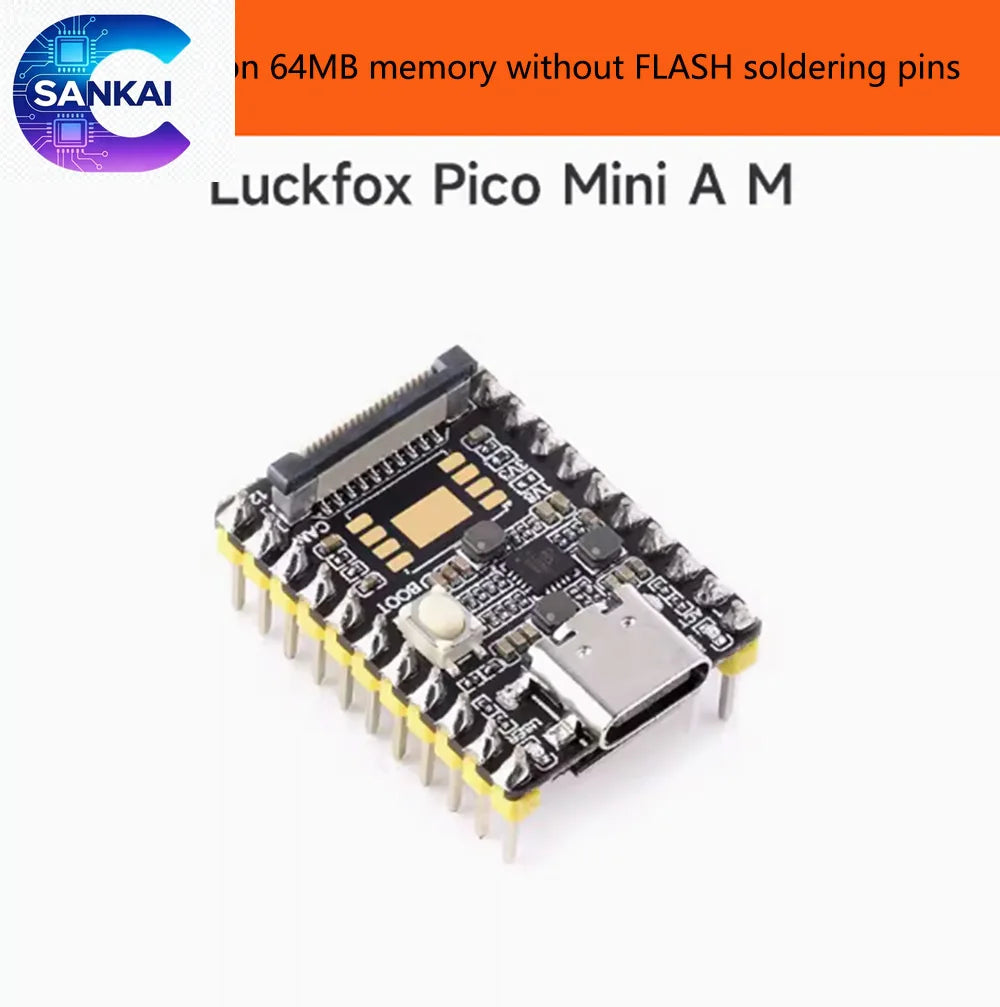 Luckfox Pico Mini Linux AI Board, ARM Cortex-A7 1.2GHz, 0.5TOPS NPU, Better than Raspberry Pi Pico