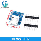 D1 Mini ESP8266 ESP-12F CH340G V2 USB For WeMos Data Logger WIFI Development Board V3.0 NodeMCU Lua DHT22 AM2302 WS2812 RGB