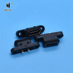 TYPE C 2Pin Waterproof Female USB C Socket Port With Screw Hole Fast Charge Charging Interface 180 Degree USB Connector 2Pcs
