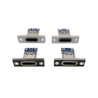 1/2/5Pcs Type C USB 3.1 Jack 2 Pin 4 Pin Female Connector Charging Port DIY USB 3.1 Type C Socket With Screw Fixing Plate