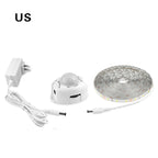1-5m PIR Motion Sensor LED Strip Lights DC 12V Diode Tape Waterproof Auto On/Off Stairs Wardrobe Closet Kitchen Backlight Light