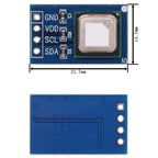 /SCD40 SCD41 Gas Sensor Module Detects CO2 CO2 Temperature and Humidity Two In One I2C Communication Purple with Pin Array