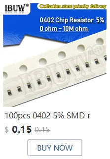 200PCS 660PCS 720PCS 4000PCS 0402 0603 0805 1206 1210 2512 SMD Resistor Kit igmopnrq Assorted Kit 10K 100K 1K 1R 100R 220R 1% 5%